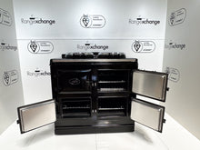 Load image into Gallery viewer, Reconditioned 3 oven Dual Control (R7) Dual Fuel Aga cooker in Black
