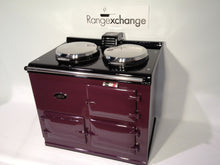 Load image into Gallery viewer, Reconditioned 2 oven 13amp Electric Aga cooker in Aubergine
