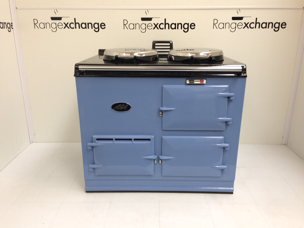 Reconditioned 2 oven, eControl Electric Conversion in Wedgewood Blue