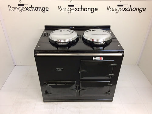 Reconditioned 2 oven electric aga in Pewter by Range Exchange