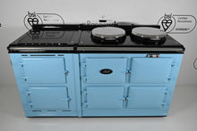 Load image into Gallery viewer, Reconditioned 3 oven 13amp Electric Aga cooker &amp; electric module in Powder Blue
