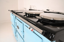 Load image into Gallery viewer, Reconditioned 3 oven 13amp Electric Aga cooker &amp; electric module in Powder Blue
