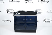 Load image into Gallery viewer, Reconditioned 3 oven R3 100i Aga cooker in Oxford Blue
