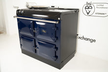 Load image into Gallery viewer, Reconditioned 3 oven R3 100i Aga cooker in Oxford Blue
