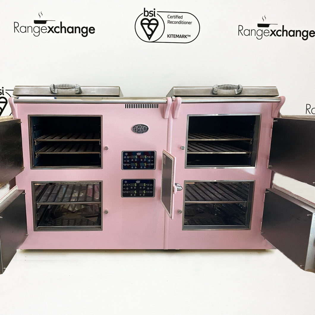 Reconditioned Everhot 150+ Electric Cooker in Dusky Pink