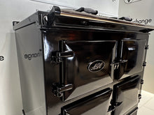 Load image into Gallery viewer, Reconditioned 3 oven Dual Control Dual Fuel Aga cooker in Black
