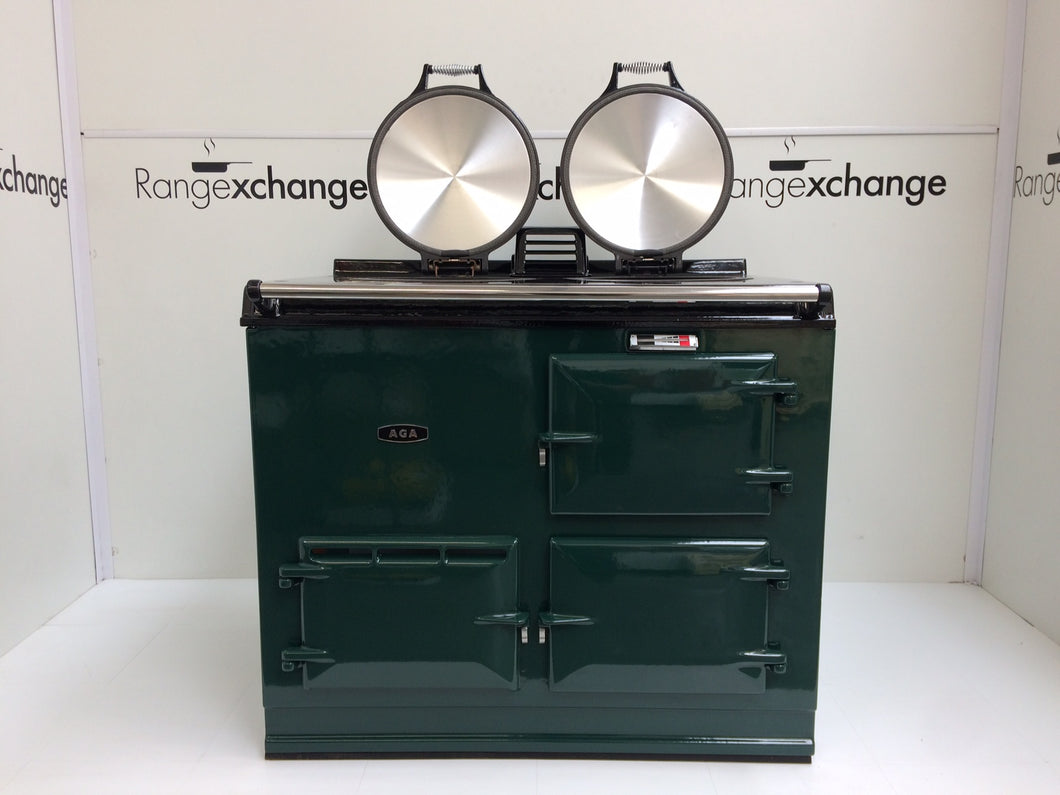 Reconditioned 2 oven, ElectricKit Conversion in British Racing Green