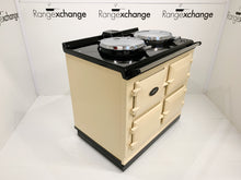 Load image into Gallery viewer, Reconditioned 3 oven Dual Control Dual Fuel Aga cooker in Cream
