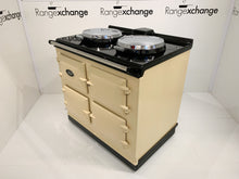 Load image into Gallery viewer, Reconditioned 3 oven Dual Control Dual Fuel Aga cooker in Cream

