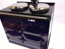 Load image into Gallery viewer, Reconditioned 2 oven gas Aga cooker in Dark Blue

