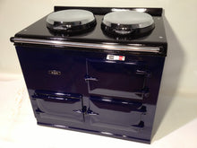 Load image into Gallery viewer, Second hand aga cooker reconditioned by range exchange 2 oven gas Aga cooker in Dark Blue
