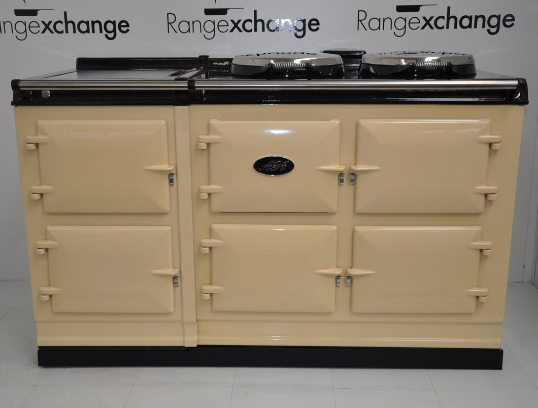 Reconditioned 5 oven Total Control Electric Aga cooker in Cream.