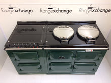 Load image into Gallery viewer, Reconditioned 3 oven gas Aga cooker &amp; module in British Racing Green
