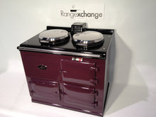 Load image into Gallery viewer, Reconditioned 2 oven gas Aga cooker in Aubergine
