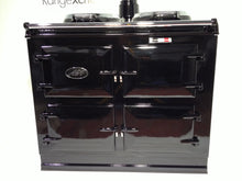 Load image into Gallery viewer, Reconditioned 3 oven gas Aga cooker in Black.
