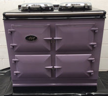 Load image into Gallery viewer, Reconditioned 3 oven Dual Control Electric Aga cooker in Heather.
