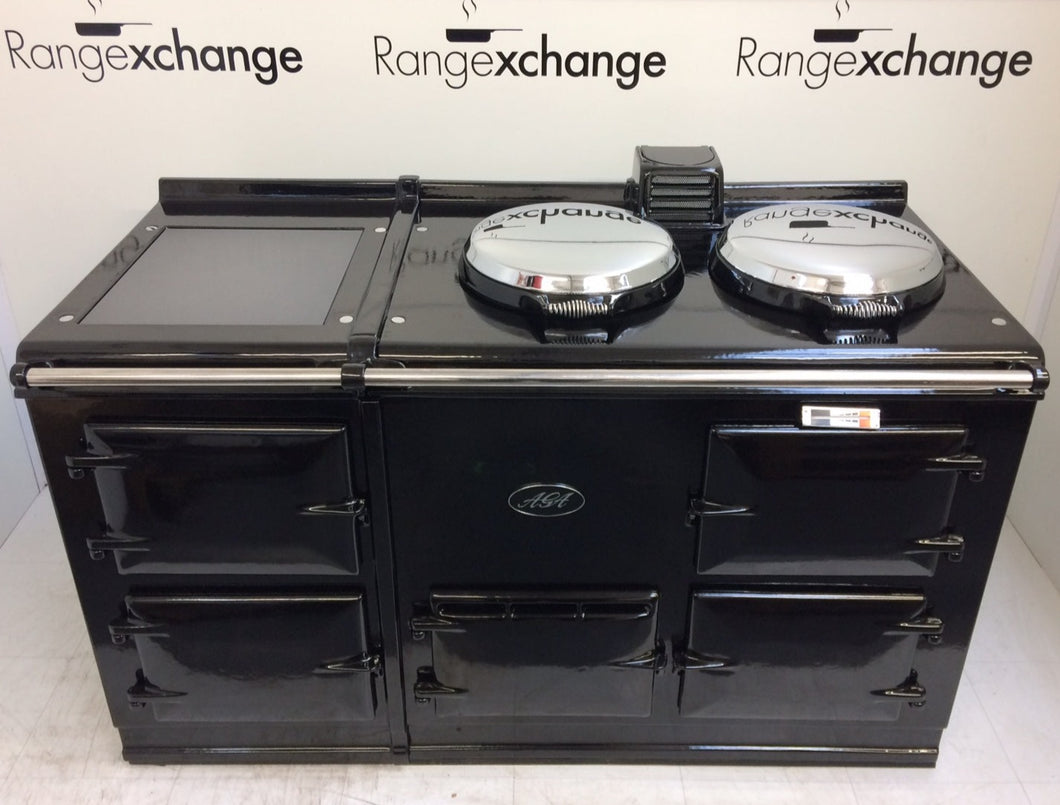 Reconditioned 4 oven gas Aga cooker in Black