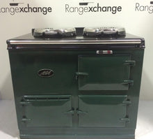 Load image into Gallery viewer, Reconditioned 2 oven gas Aga cooker in British Racing Green
