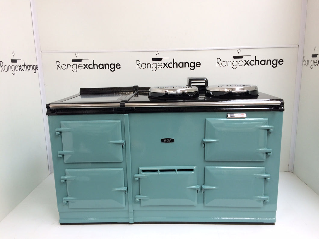 Reconditioned 4 oven gas Aga cooker in Pistachio