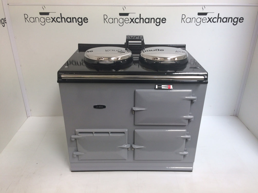 Reconditioned 2 oven oil Aga cooker in Dove
