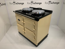 Load image into Gallery viewer, Reconditioned 3 oven Dual Control Electric Aga cooker in Cream.
