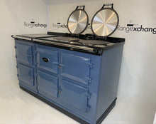 Load image into Gallery viewer, Reconditioned 5 oven Dual Control Electric Aga cooker in Dartmouth Blue.
