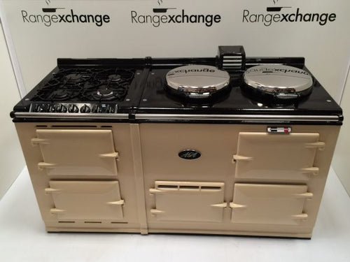 Reconditioned 2 oven gas Aga cooker & module in Cream by Range Exchange 