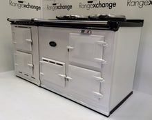 Load image into Gallery viewer, Reconditioned 2 oven oil Aga cooker &amp; electric module in White
