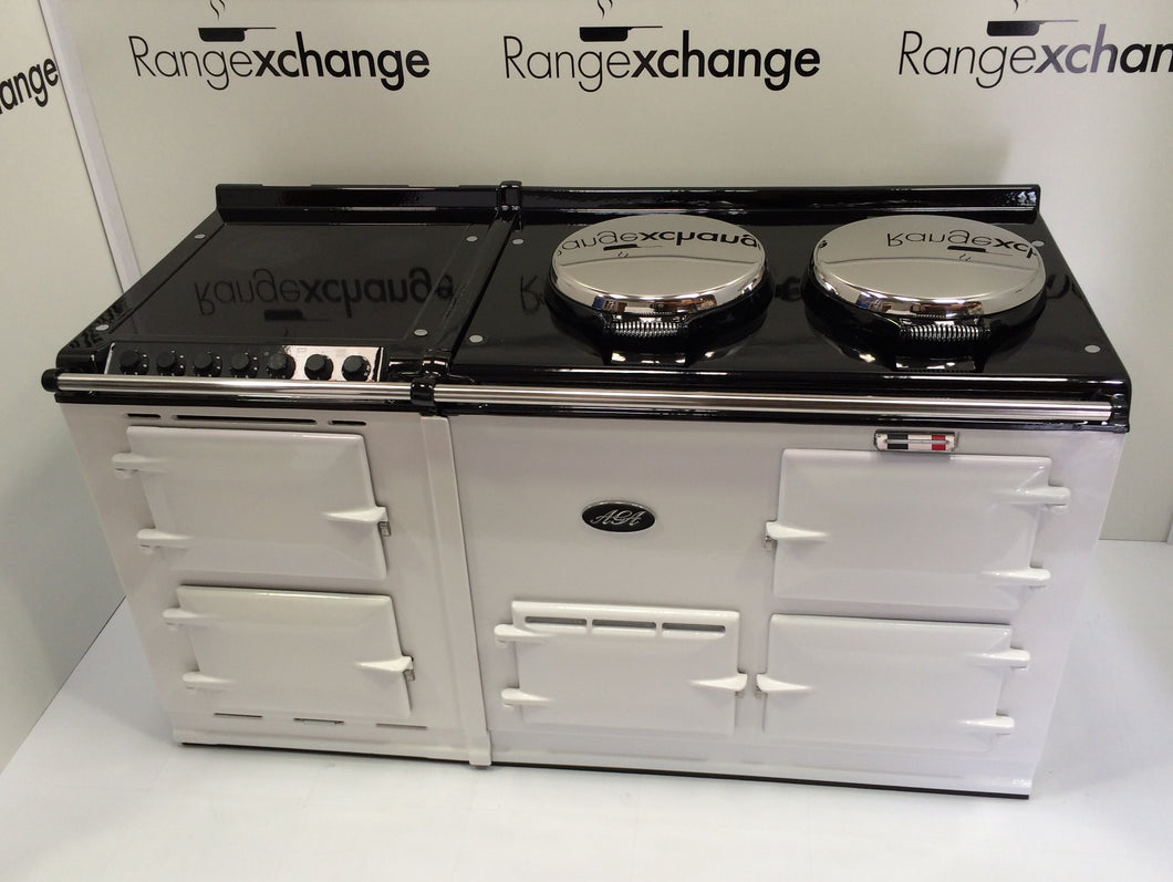 Reconditioned 2 oven gas Aga cooker & module 160 in White
