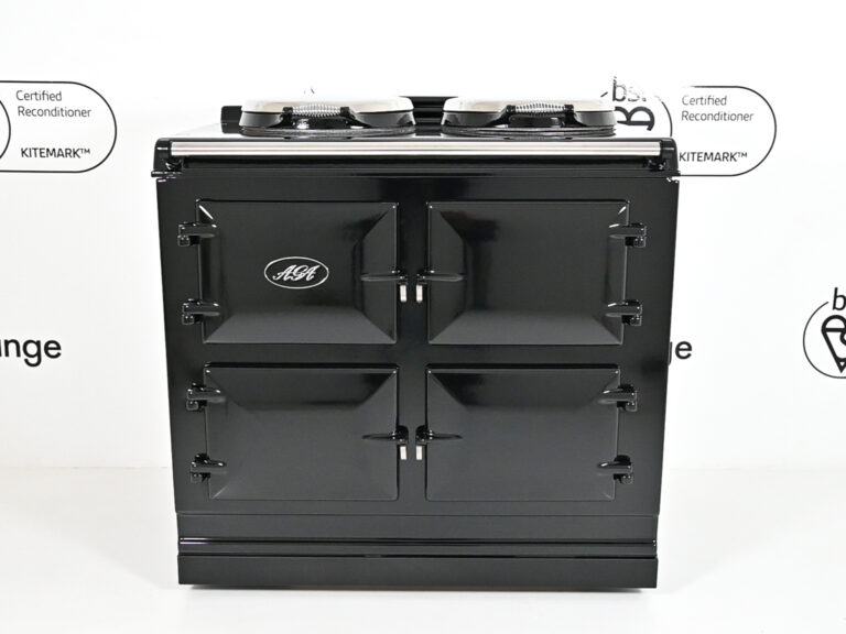 Reconditioned 3 oven Dual Control Electric Aga cooker in Black
