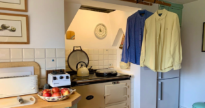 drying your washing with an aga cooker