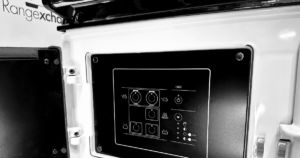 Picture of a reconditioned Total Control electric aga cooker control panel to show controllability