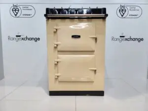 Aga City 60 in Cream with Gas Hob - front