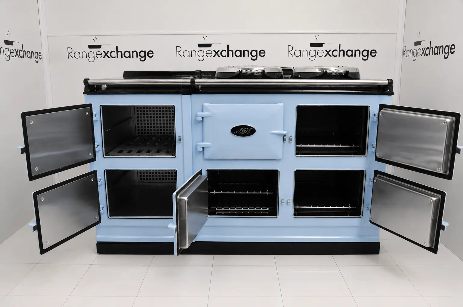 Total Control Duck Egg Blue - 5 Oven Total Control Duck Egg Blue - 5 Oven