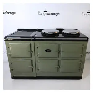 Reconditioned 5 oven Total Control Aga cooker in Olivine