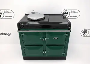 British Racing Green AGA er3 100i Cooker